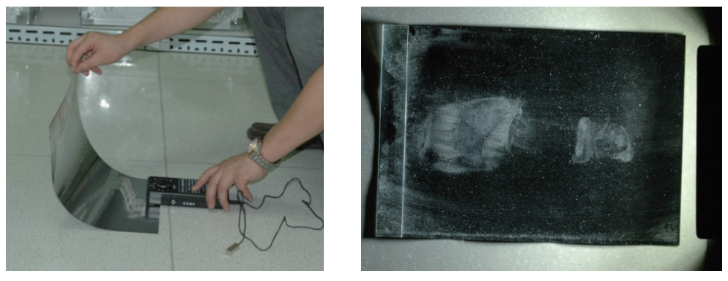 防漏電型單個灰塵足跡靜電膜